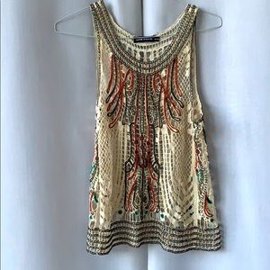 Exquisite Antik Batik Beaded Top